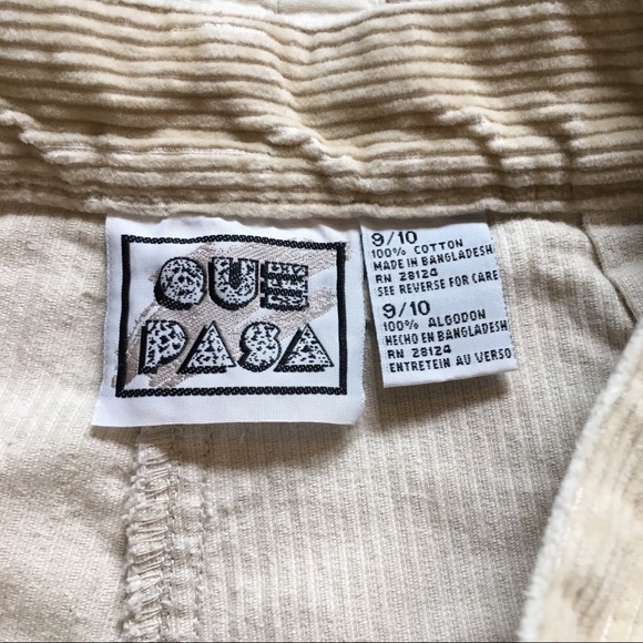 Vintage 90s high waisted corduroy skort - Picture 4 of 6